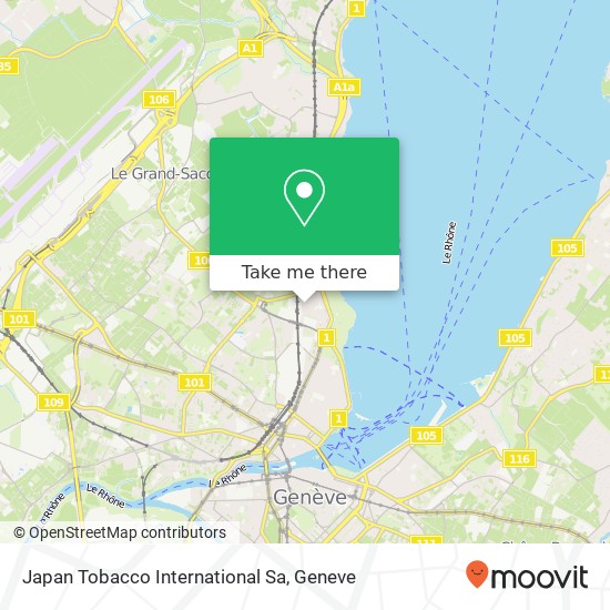 Japan Tobacco International Sa map