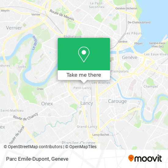 Parc Emile-Dupont map