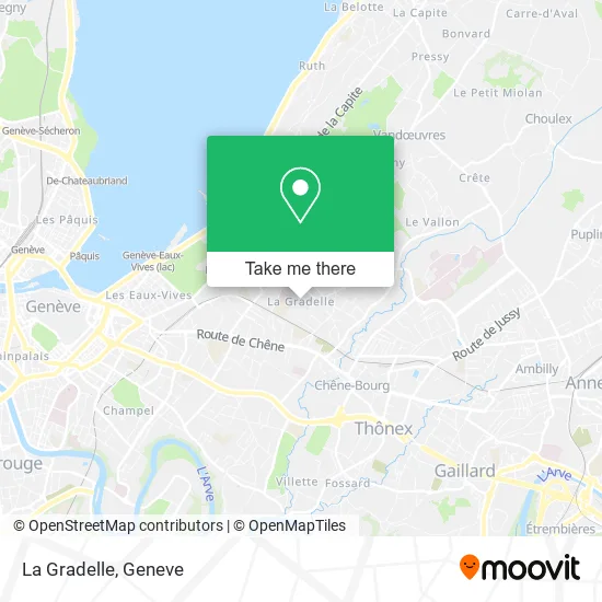 La Gradelle map
