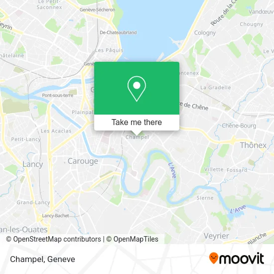 Champel map