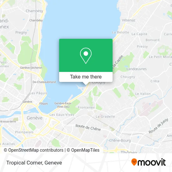Tropical Corner map