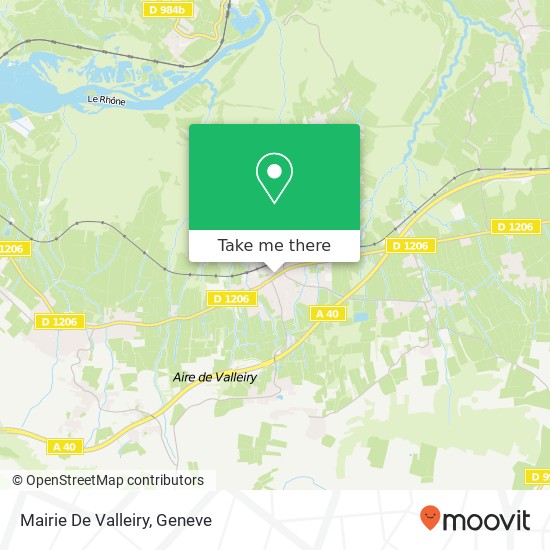 Mairie De Valleiry map