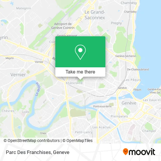 Parc Des Franchises map