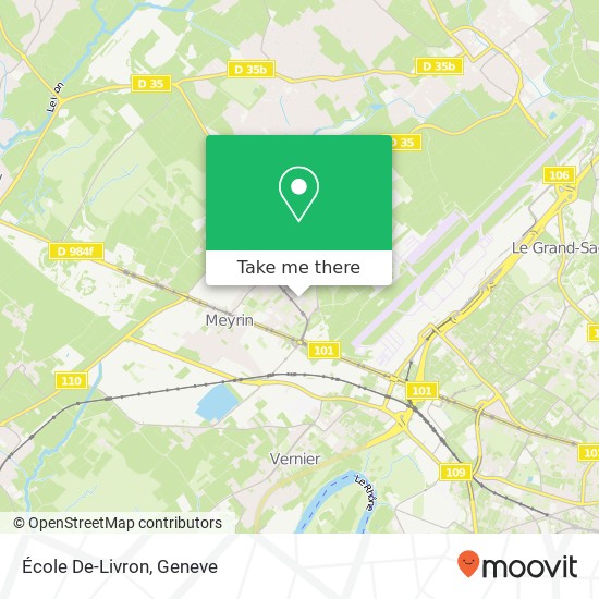 École De-Livron map