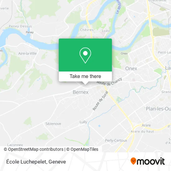 École Luchepelet map