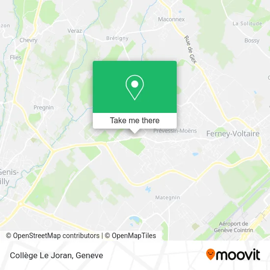 Collège Le Joran map