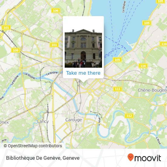Bibliothèque De Genève map