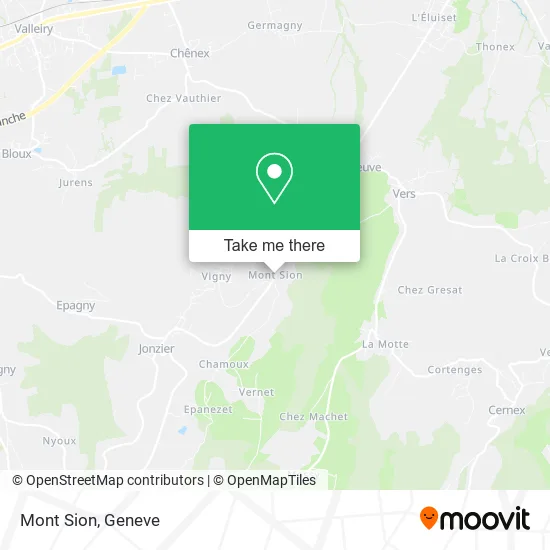 Mont Sion map