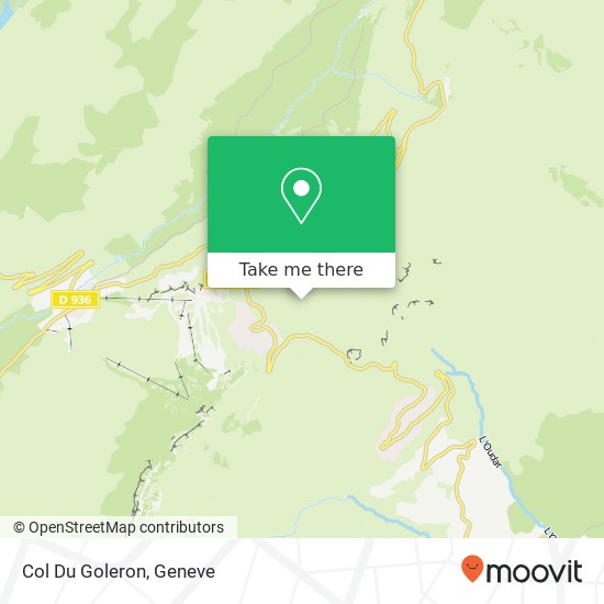 Col Du Goleron map