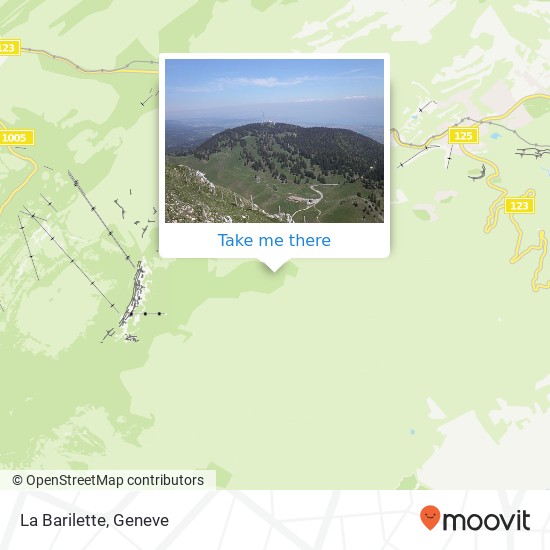La Barilette map