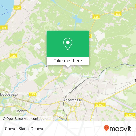 Cheval Blanc map