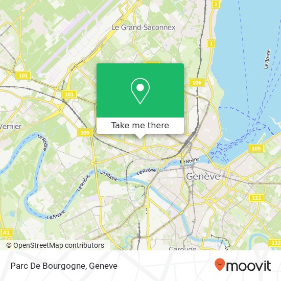 Parc De Bourgogne Karte