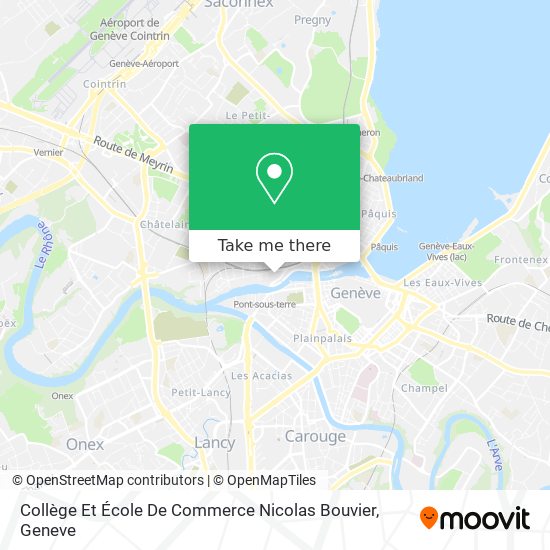 Collège Et École De Commerce Nicolas Bouvier map