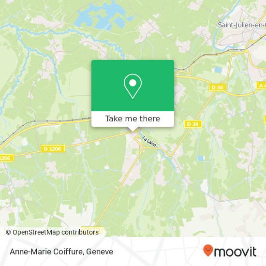 Anne-Marie Coiffure map
