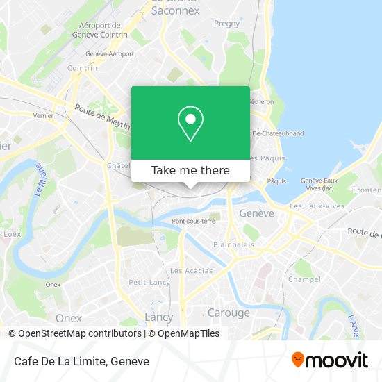 Cafe De La Limite map