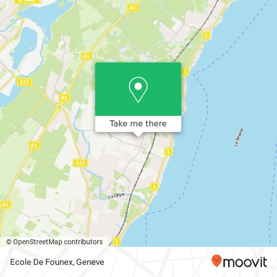 Ecole De Founex map