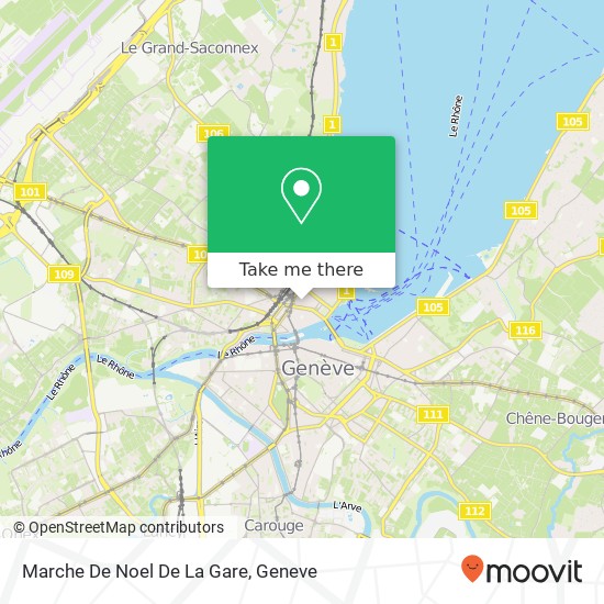 Marche De Noel De La Gare map