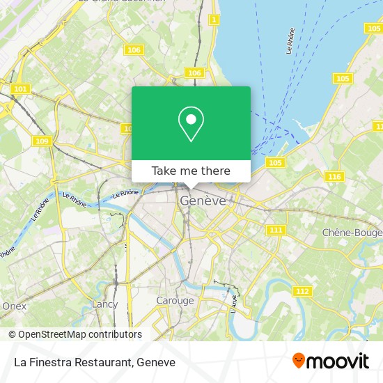 La Finestra Restaurant Karte