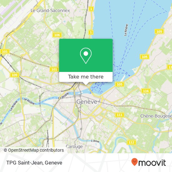 TPG Saint-Jean map