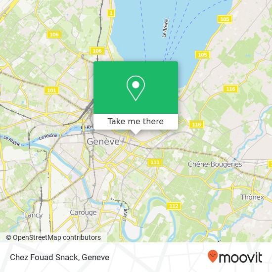 Chez Fouad Snack map