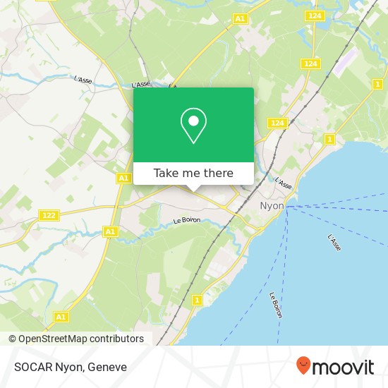 SOCAR Nyon map