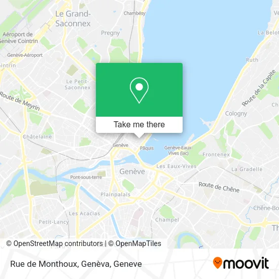 Rue de Monthoux, Genèva map