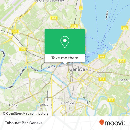 Tabouret Bar map