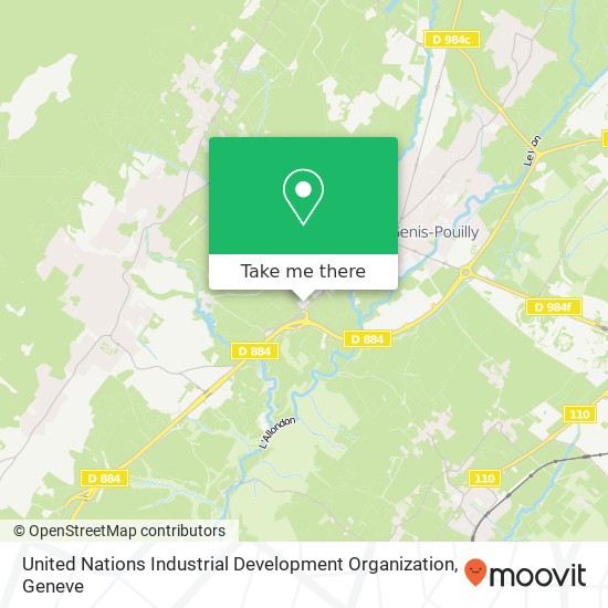 United Nations Industrial Development Organization map