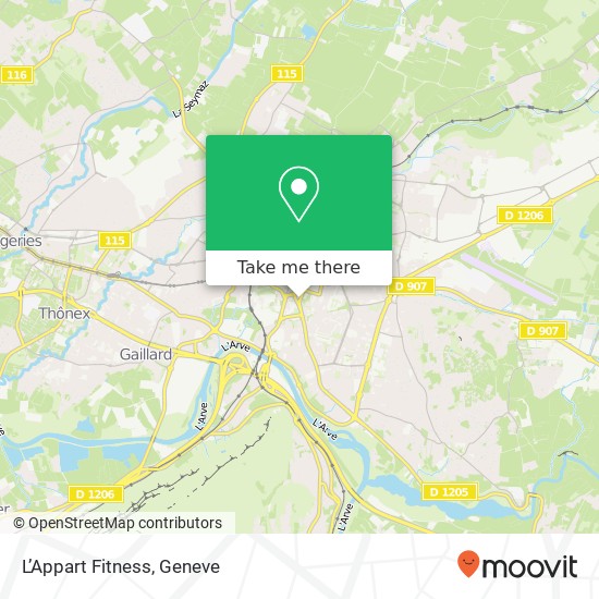 L’Appart Fitness map