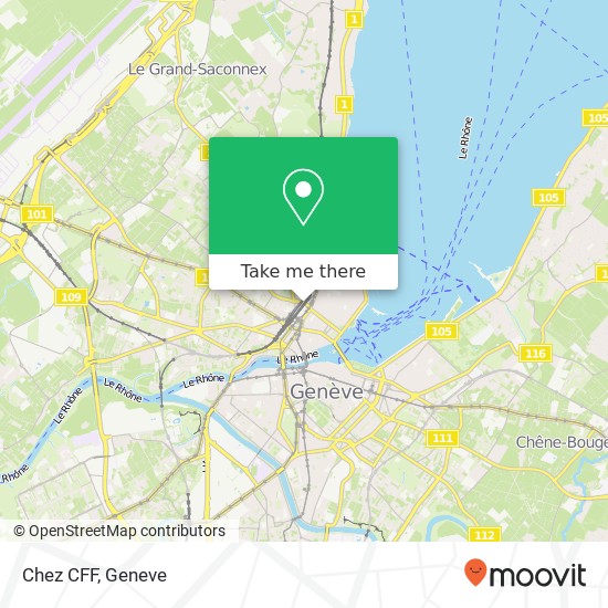 Chez CFF map