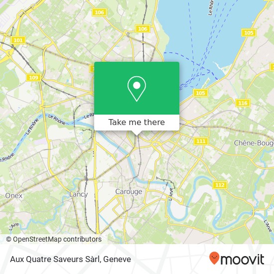 Aux Quatre Saveurs Sàrl map
