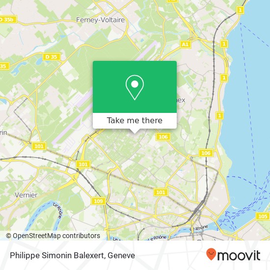 Philippe Simonin Balexert map