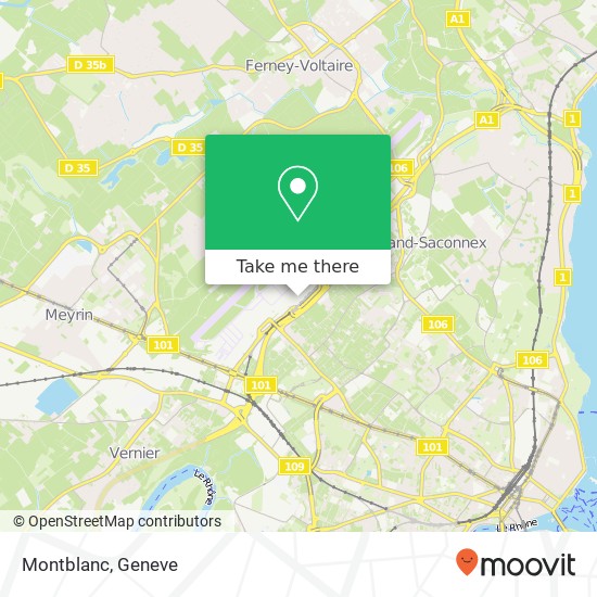 Montblanc map