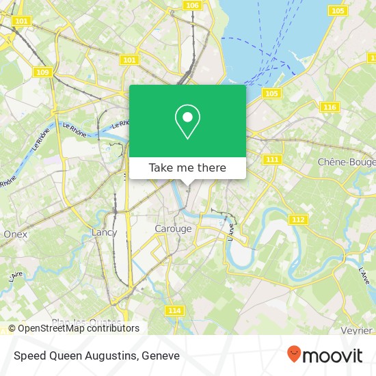 Speed Queen Augustins map