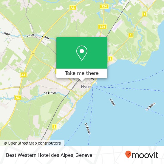 Best Western Hotel des Alpes map