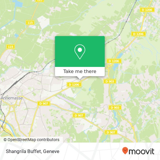Shangrila Buffet map
