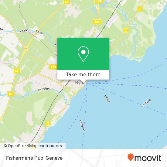Fishermen's Pub map