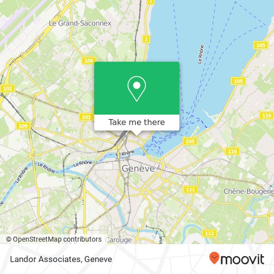 Landor Associates map