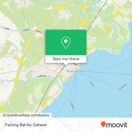 Parking Bel-Air map