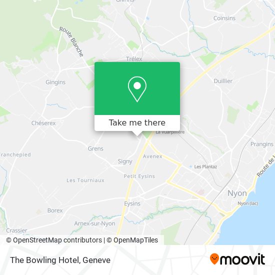 The Bowling Hotel Karte