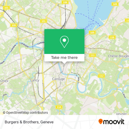 Burgers & Brothers map