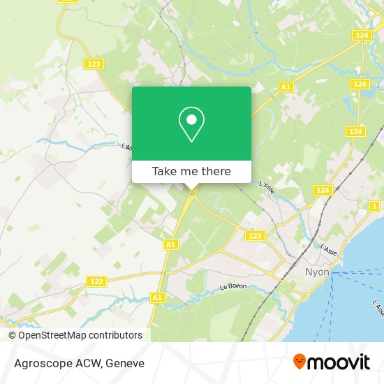Agroscope ACW map