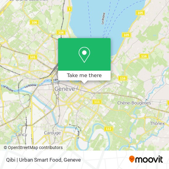 Qibi | Urban Smart Food Karte