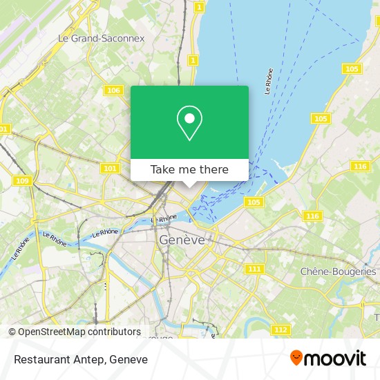 Restaurant Antep map