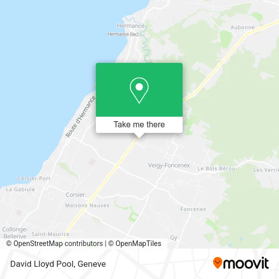 David Lloyd Pool map