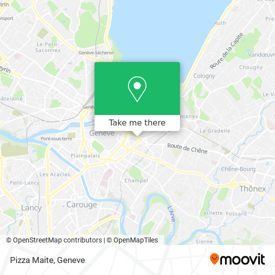 Pizza Maite map