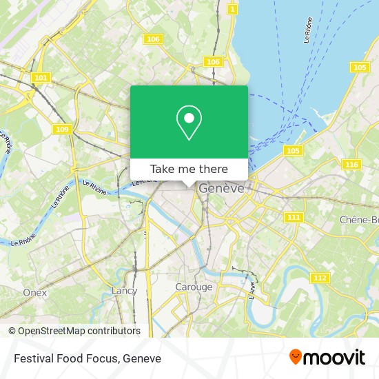 Festival Food Focus map