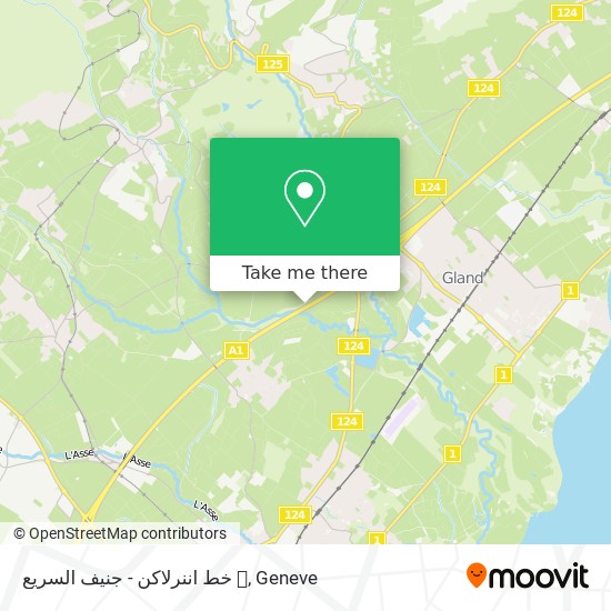 خط اننرلاكن - جنيف السريع ✋ Karte