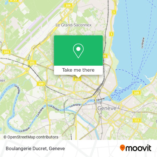 Boulangerie Ducret map