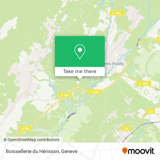 Boissellerie du Hérisson map